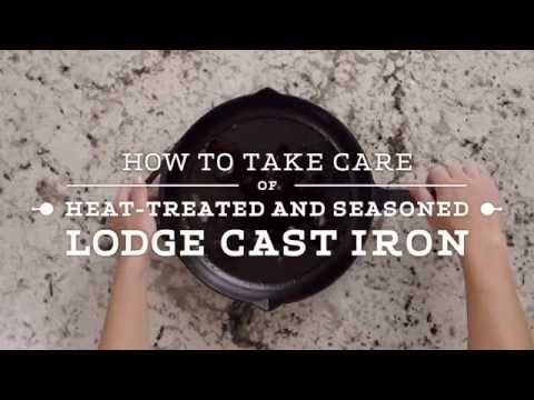 How to Clean Lodge Heat-Treated Cast Iron