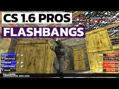 When CS 1.6 PROS Use Flashbang Perfectly