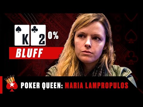 Maria Lampropulos is a Ruthless Bluffer  ♠️ Poker Queens  ♠️  PokerStars