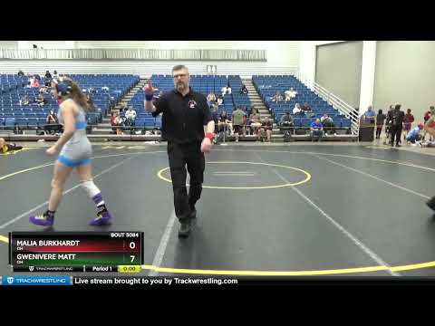 122 Lbs Cons. Round 3 - Malia Burkhardt, OH Vs Gwenivere Matt, OH Ef21