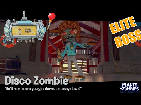 Disco Zombie ** ELITE BOSS **  Graveyard Ops - Plants vs Zombies - BFN
