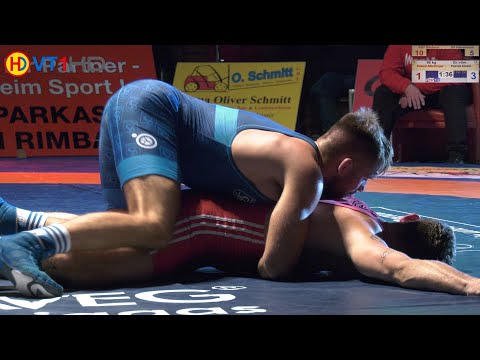 RINGEN | Oberliga Hessen | 86kg GR: MIESLINGER, P. (Rimbach) vs. EISELE, P. (Fahrenbach)