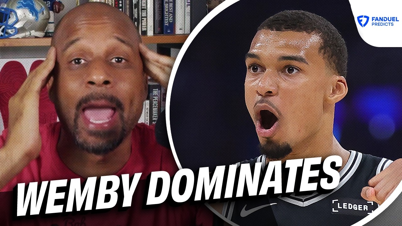 Bomani Jones reacts to Victor Wembanyama's MASTERCLASS in Spurs win over Thunder
