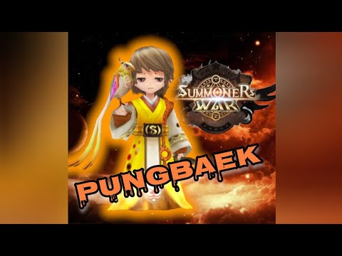 PUNGBAEK again, Summoners war sky arena!!!