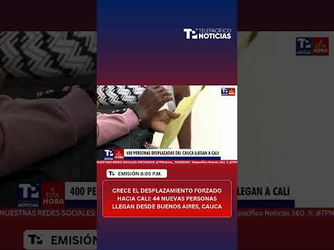 Crece el desplazamiento forzado hacia Cali: 44 nuevas personas llegan desde Buenos Aires, Cauca