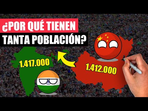 ✅¿POR QUÉ la INDIA y CHINA tienen tanta POBLACIÓN? | Explicación en 7 minutos