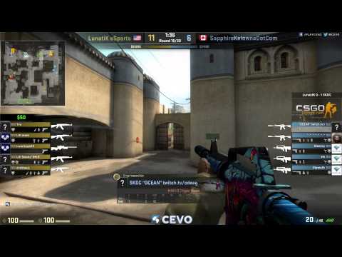 LunatiK vs SKDC Game 2 (CEVO-P CS:GO Season 7) - Gecks & Dust