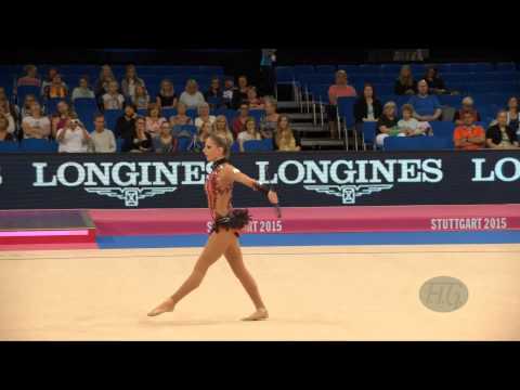 Themida CHRISTODOULIDOU (CYP) 2015 Rhythmic Worlds Stuttgart - Qualifications Clubs
