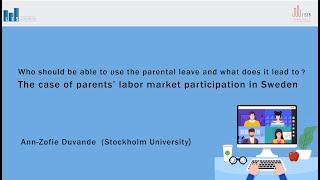 Who should use the parental leave and do we know what it leads to? The case of Sweden