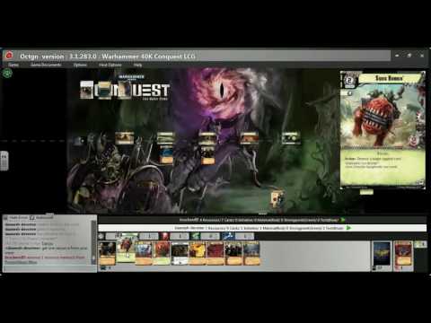 40k Conquest on OCTGN - Zarathur vs Cato Sicarius