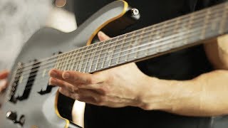 Video thumbnail for My new Schecter Demon 7 - absolutely brutal tone by Indjoov