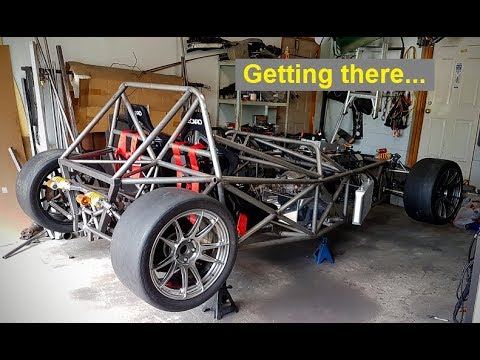 Installing Racing Seats, 6 Point Harness, Pedal Box, Fuel Cell - E55 ASL Part 14