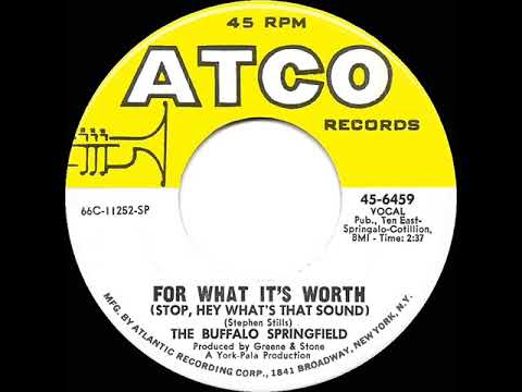 1967 HITS ARCHIVE: For What It’s Worth - Buffalo Springfield (mono 45)