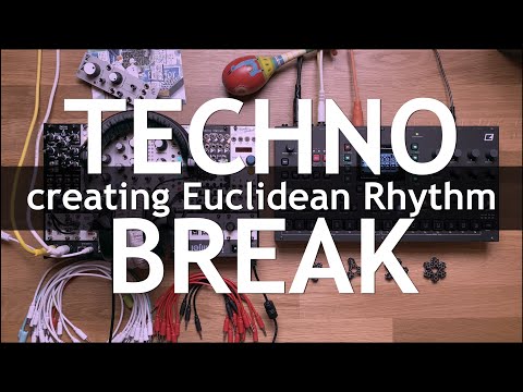 Techno Break creating Euclidean Rhythm / Exploring Pamelas New Workout to generate Melodies
