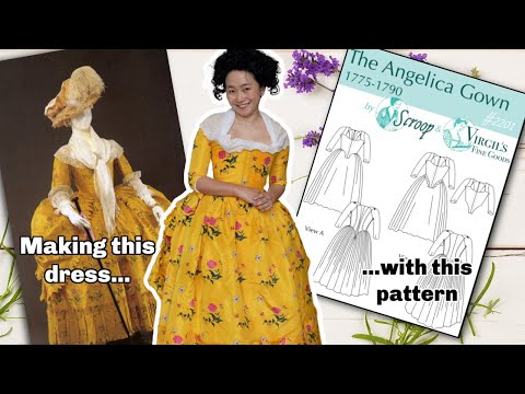 I wanted the Yellow Dress from the Met… so I made it! (using a commercially available pattern)