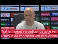 'Hebben vanaf de eerste seconde BEREIDHEID getoond' | SLOT blij met reactie FEYENOORD na Lazio-uit: