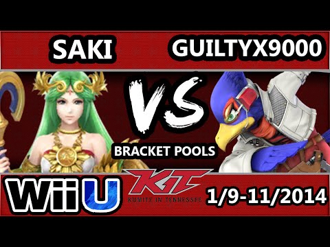 KiT 15 - TP Saki (Palutena) Vs. GuiltyX9000 SSB4 Bracket Pools - Smash 4 Wii U
