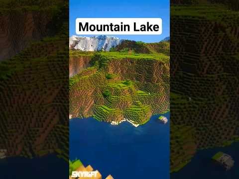 Insane Mountain Lake Build Timelapse Tutorial #viral