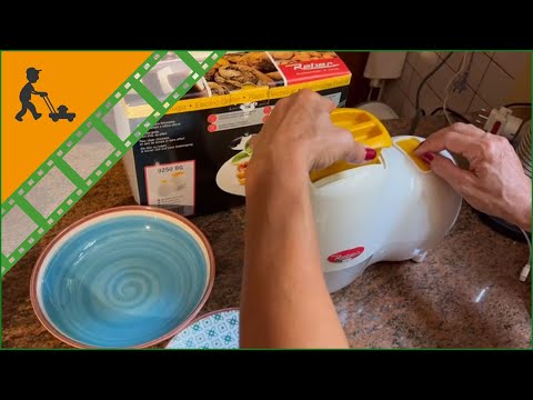 Reber Fido White and Yellow 9250 BG Electric Benchtop Cheese Grate 140 W - Customer's video