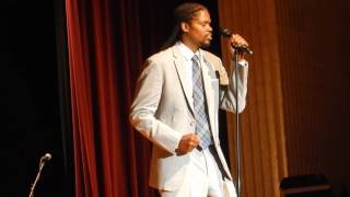 Landau Eugene Murphy Jr. performs a 'Purple Rain' tribute to Prince!