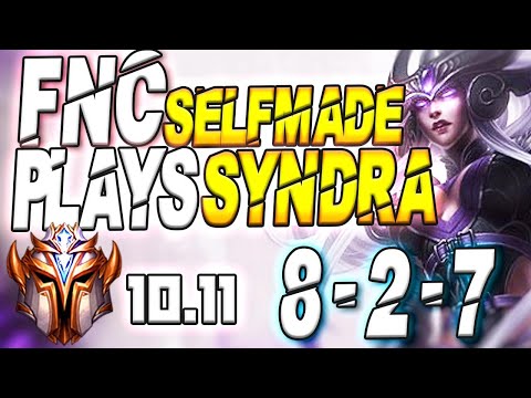 Fnatic Selfmade Plays Syndra vs Rek'Sai Jungle - 10.11