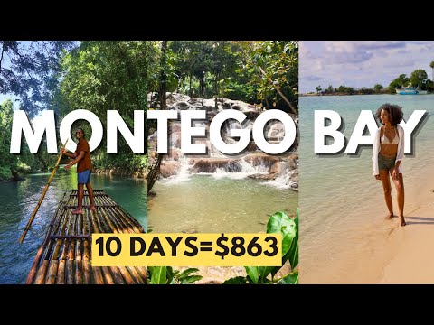 Exploring MONTEGO BAY & OCHO RIOS | Jamaica Travel Vlog | Martha Brae Rafting | Dunns River Falls