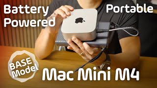 Battery Powered M4 Mac Mini 🤯 Base Model Review 💥
