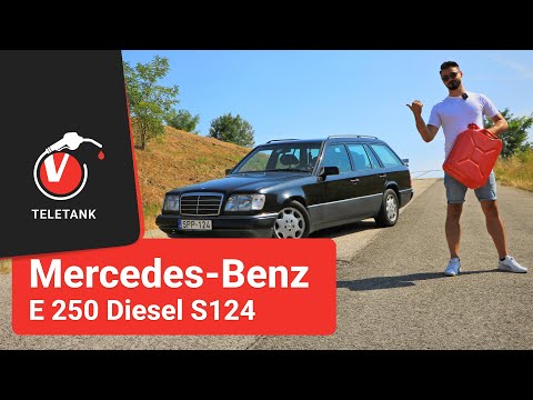 Ennyit eszik egy  legendás német gázolajból -124-es Mercedes a Teletankban!