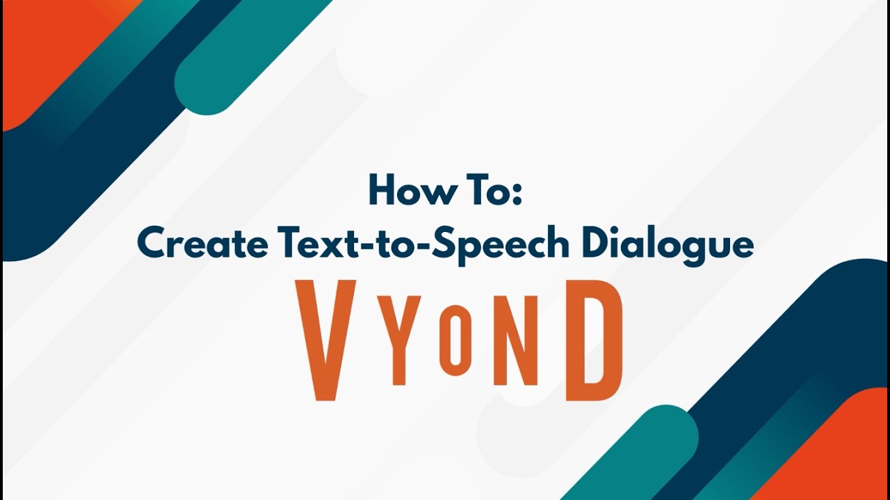 How to Create Text to Speech (TTS) Dialogue | Vyond Tutorials video thumbnail