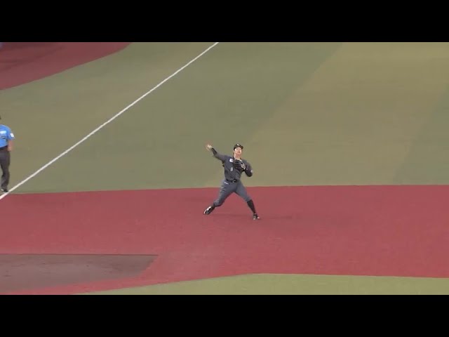 【3回表】好判断でダブルプレーに!! マリーンズ・中村奨吾のファインプレー!!  2024年6月13日 千葉ロッテマリーンズ 対 横浜DeNAベイスターズ