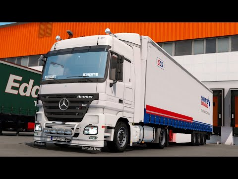 ETS2 1.39 ProMods 2.51 Mercedes Actros MPII Rzeszów - Rostock