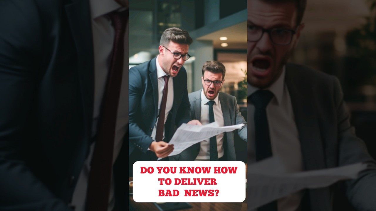 How to Deliver Bad News?