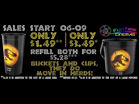 Jurassic World: Dominion Bucket and Cup MV