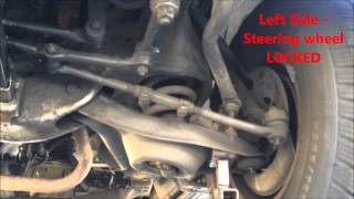 Safari / Astro - Steering play and idler arm test