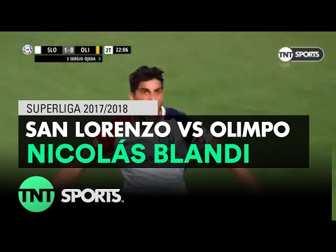 Nicolás Blandi (2-0) San Lorenzo vs Olimpo | Fecha 20 - Superliga Argentina 2017/2018