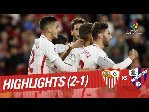 Highlights Sevilla FC vs SD Huesca (2-1)