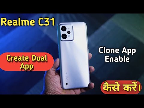 Dual app Realme C31,How To Create Dual Apps in Realme C31 , Realme C31 Clone Apps Setting