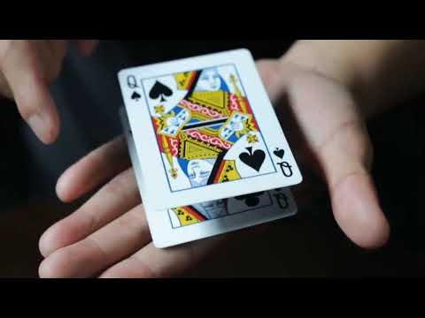 Saturn Magic -Andrus Floating Card Blue (Gimmicks and Online Instructions) by Jerry Andrus - Trick