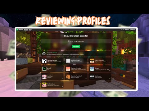 Insane Profile Reviews! Daily Check-Ins (Day 6) Skyblock