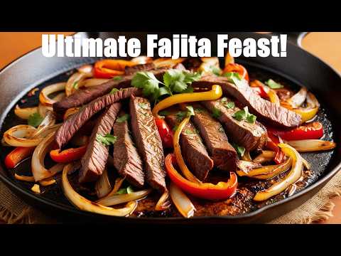 Ultimate STEAK FAJITAS Recipe - How to Make Delicious Fajitas