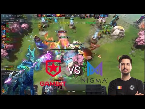 w33haa's Dead Leshrac Clutch Diabolic Edict  Epic Base Race!! [ Gambit vs Nigma ] Epic League DotA 2