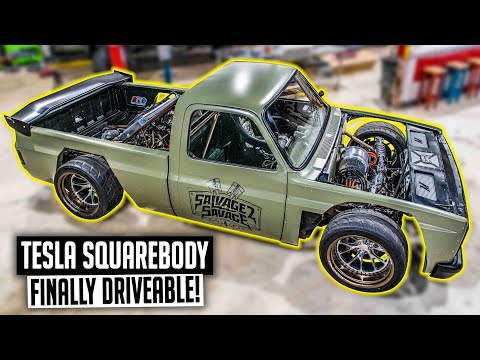 900hp Tesla-Powered 1985 Chevy C10