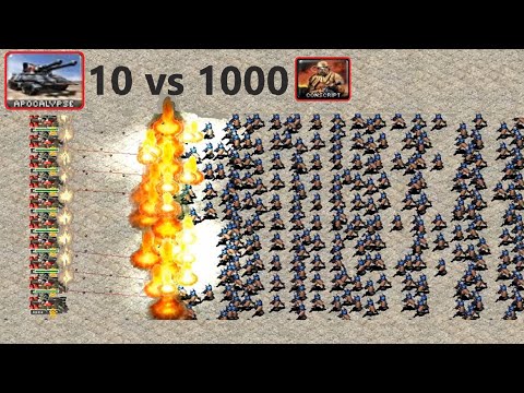 This Is Sparta - APOCALYPSE vs CONSCRIPTS - Red Alert 2