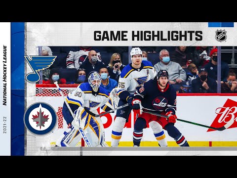 Blues @ Jets 12/19/21 | NHL Highlights
