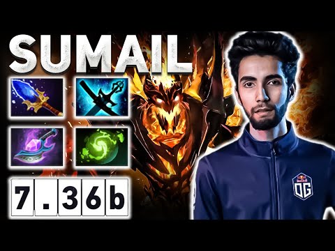 SUMAIL Shadow Fiend 13,000 MMR Epic SF Crazy Plays Dota 2
