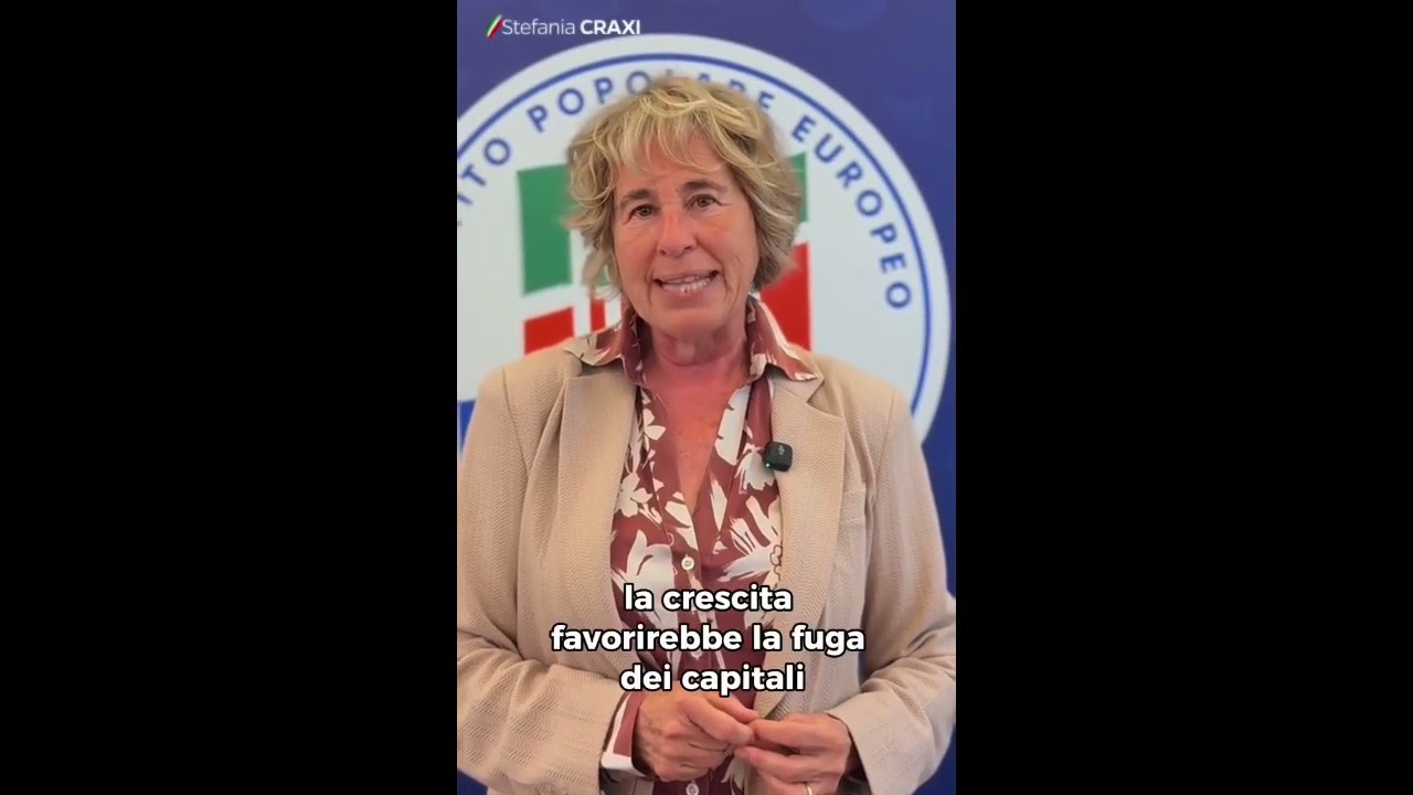 STEFANIA CRAXI: “A SINISTRA AVANZA IL PARTITO UNICO DELLA PATRIMONIALE, LA RICETTA È SEMPRE TASSARE”