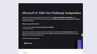 Get FREE Vouchers From Microsoft AI Skills Fest Apr 8 - May 28, 2025