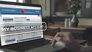 My Business Account – Registering with a Sign-In Partner