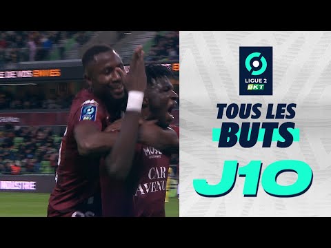 Tous les buts de la 10ème journée - Ligue 2 BKT / 2022-2023