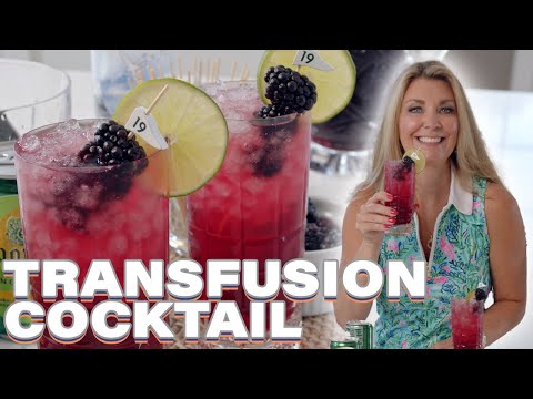Tee off with a Refreshing and Easy Transfusion Cocktail!